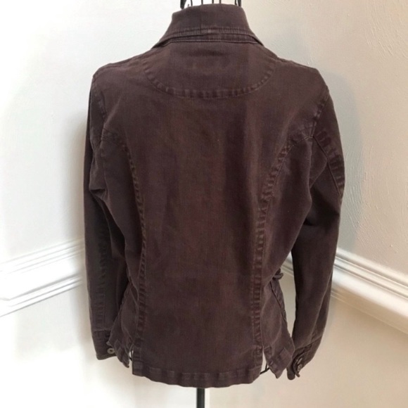 F. L. Jeans Button Front Jacket Size L - Picture 3 of 8